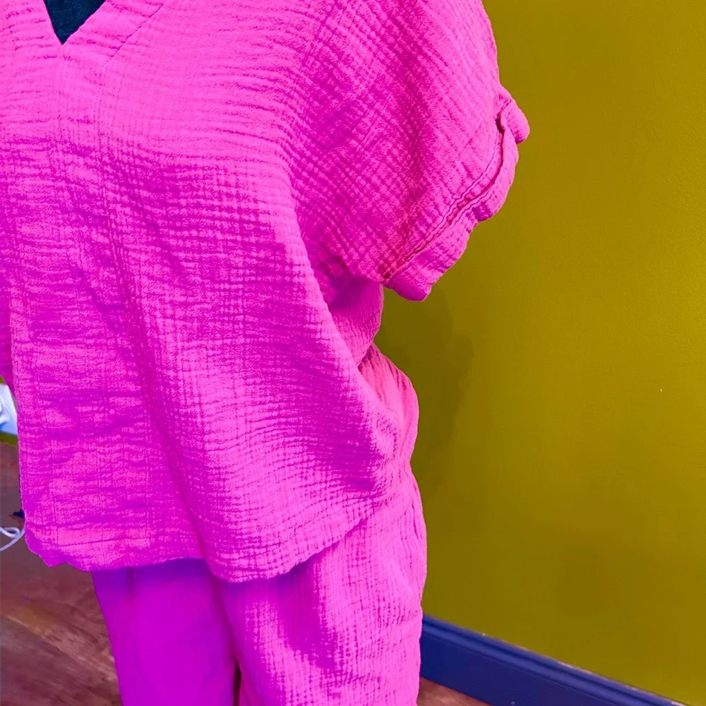 Universal Thread Pink Textured Set - Picture 2 of 4